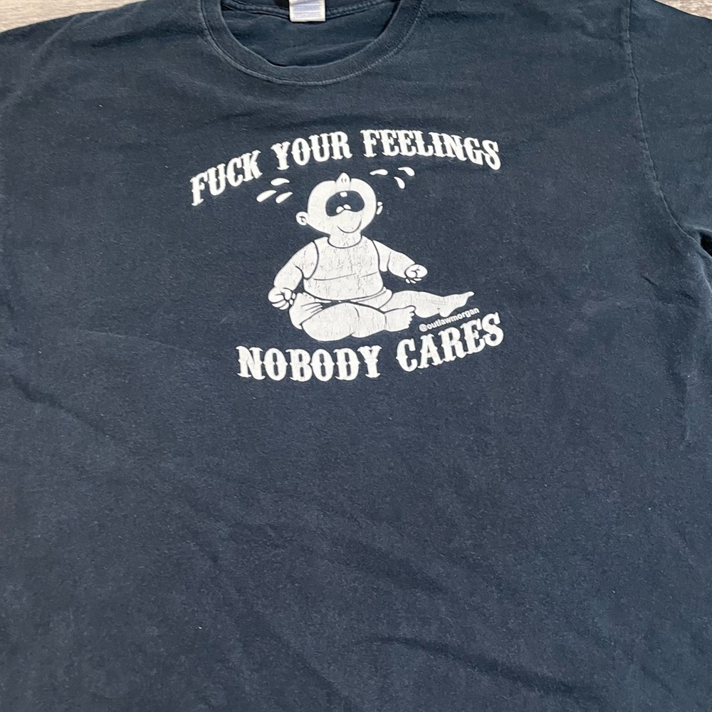 Forget Your Feeling T Shirt Black XL 🚨 - Picture 3 of 5